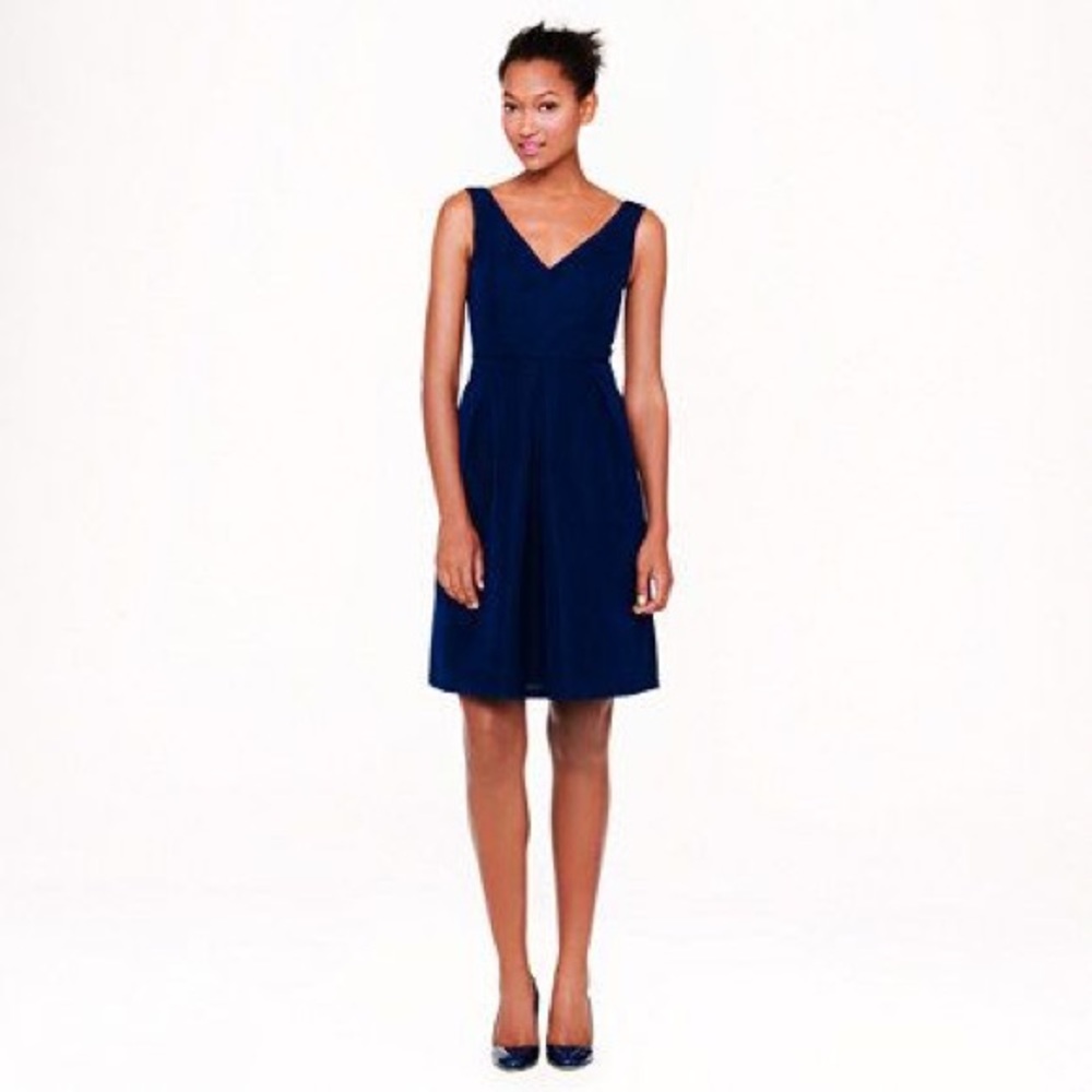 J. Crew Kami dress in classic faille